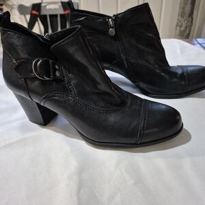 Nurture Black Ankle Boots - Size 10 Womens